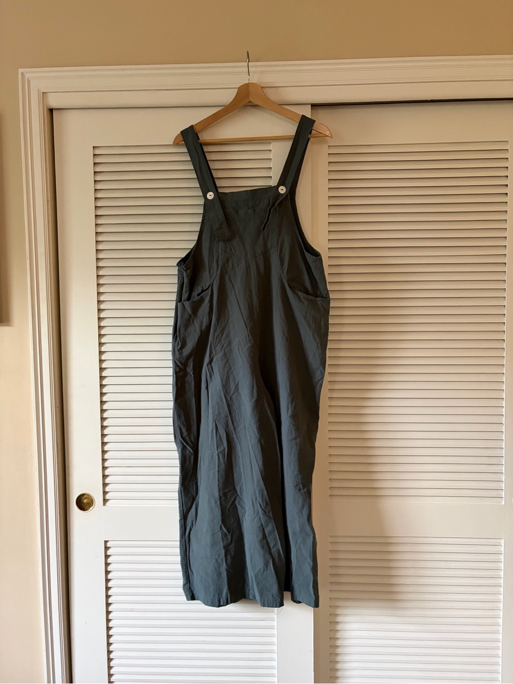 Casual Dark Gray Women's Overall Jumpsuit